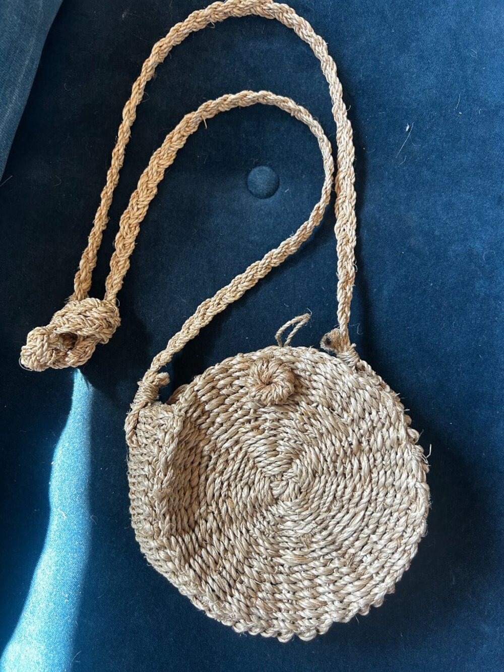 Woven Rope Cross Body Bag